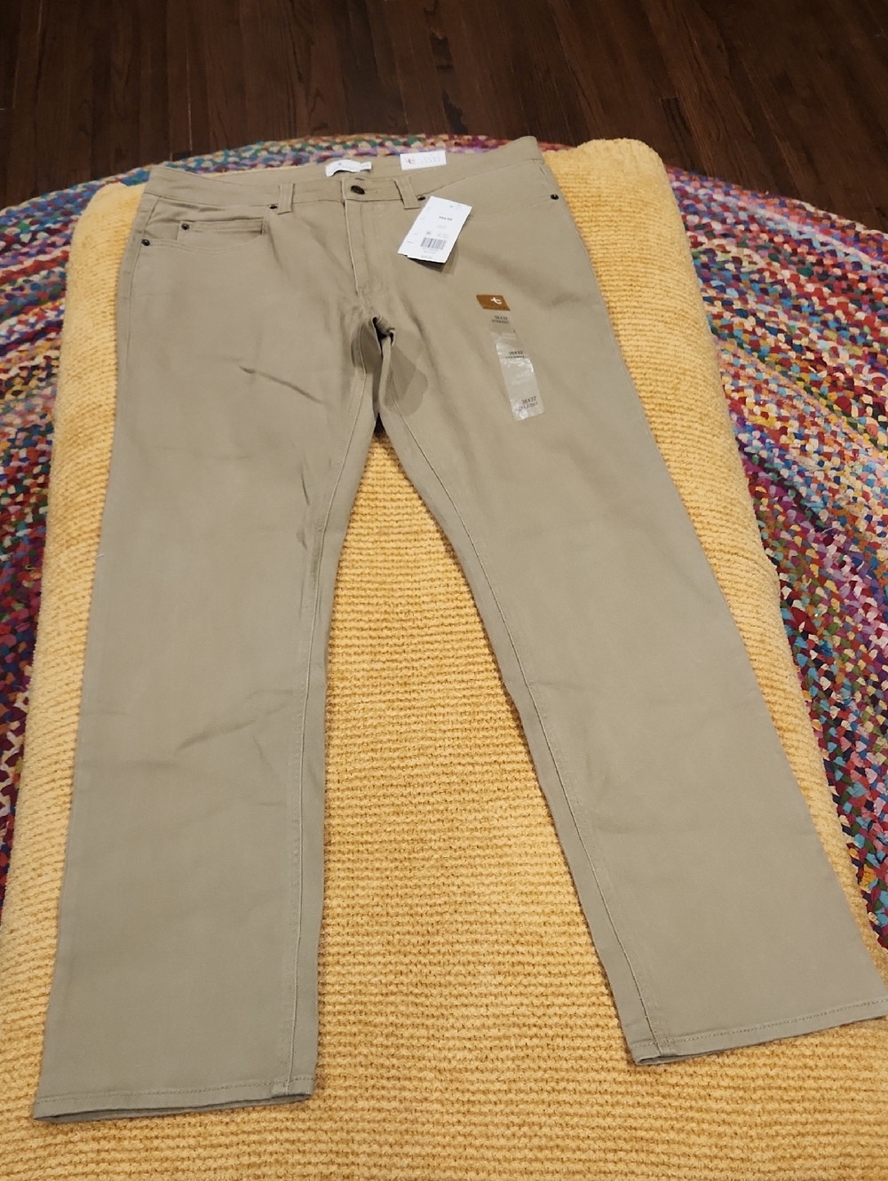 True Craft Tan Denim Jeans Size 36x32